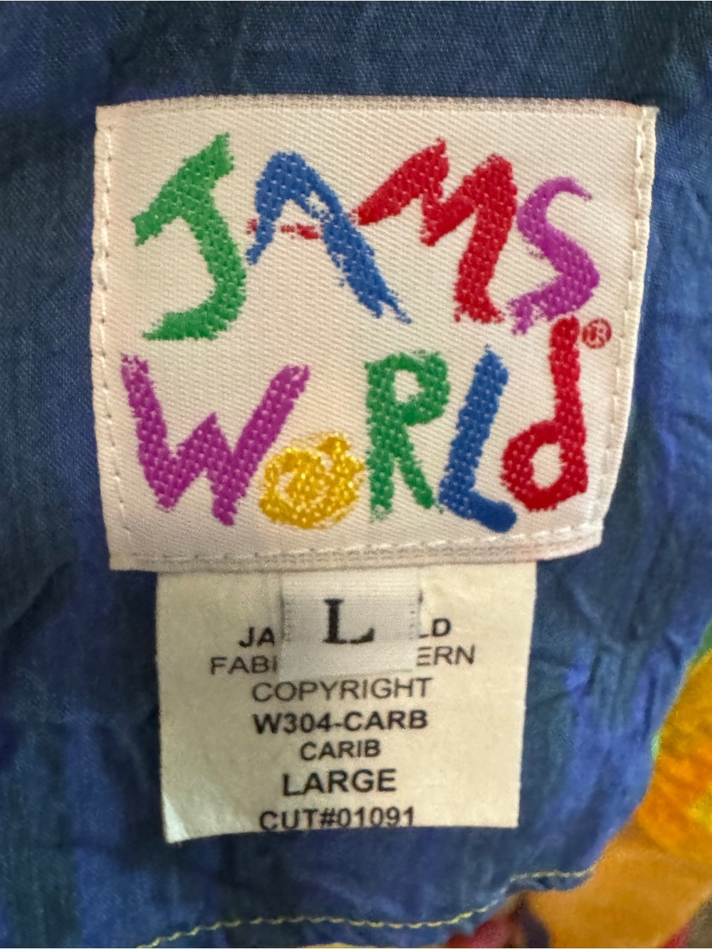 Jams World Bright Multicolor Block Print Sleeveless Mini Dress - Picture 9 of 15